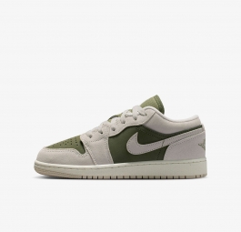 Nike Air Jordan 1 Low SE Gs “Medium Olive Sail” HV4396-201