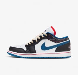 Nike Air Jordan 1 Low SE “Industrial Blue Sashiko” FV3622-141