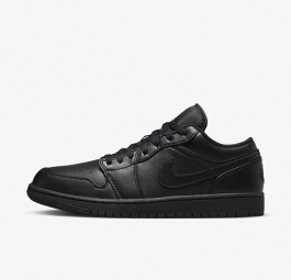 Nike Air Jordan 1 Low “Triple Black” 2022 553558-093