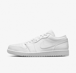 Nike Air Jordan 1 Low “Triple White” 553558-136