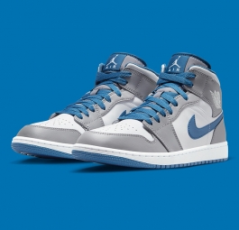 Nike Air Jordan 1 Mid “Cement True Blue” DQ8426-014