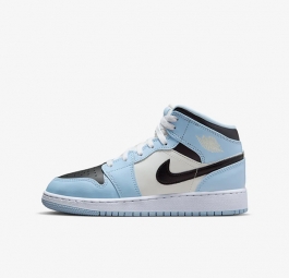 Nike Air Jordan 1 Mid GS “Ice Blue” 555112-401