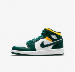 Nike Air Jordan 1 Mid Gs “Sonics” 554725-371