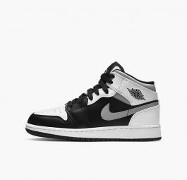 Nike Air Jordan 1 Mid GS “White Shadow” 554725-073