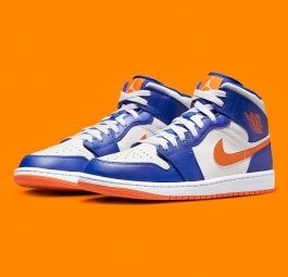 Nike Air Jordan 1 Mid “Knicks Royal” FD1029-400