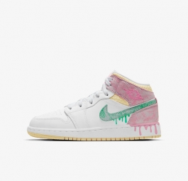 Nike Air Jordan 1 Mid SE Gs “Ice Cream” DD1666-100