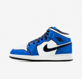 Nike Air Jordan 1 Mid SE GS “Signal Blue” BQ6931-402