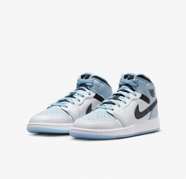 Nike Air Jordan 1 Mid SE GS “White Ice Blue” DV1337-104