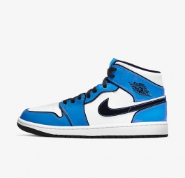 Nike Air Jordan 1 Mid SE White “Signal Blue” DD6834-402