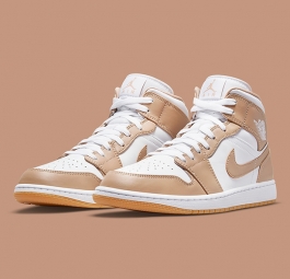 Air Jordan 1 Mid “Tan Gum”