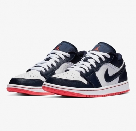 Nike Air Jordan 1 Retro Low “Obsidian Ember” 553558-481