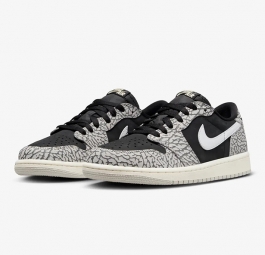 Nike Air Jordan 1 Retro Low OG “Black Cement” CZ0790-001