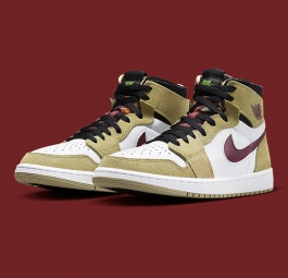 Nike Air Jordan 1 Zoom Comfort “Neutral Olive Cherrywood” CT0978-203