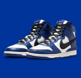 Nike Dunk High x AMBUSH “Deep Royal” CU7544-400