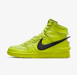 Nike Dunk High x AMBUSH “Flash Lime” CU7544-300