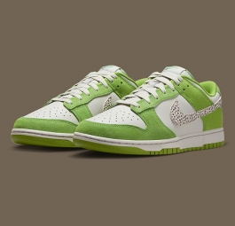 Nike Dunk Low Safari Swoosh “Chlorophyll Green” DR0156-300
