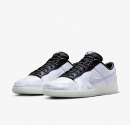 Fragment Design x CLOT x Nike Dunk Low SP “Black White” FN0315-110