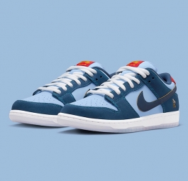 Nike Dunk Low SB Pro x Why So Sad “Light Blue” DX5549-400