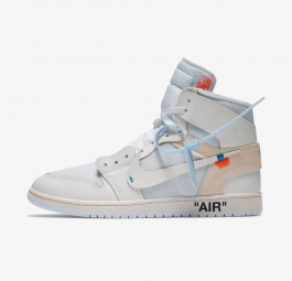 Off-White x Nike Air Jordan 1 Retro High OG “Alaska” AA3834-100