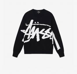 Stussy Stock Sweater “Black” 117152