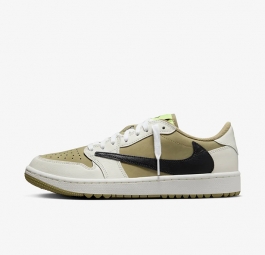 Travis Scott x Nike Air Jordan 1 Low Golf “Neutral Olive” FZ3124-200