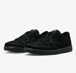 Travis Scott x Nike Air Jordan 1 Low OG SP “Black Phantom” DM7866-001