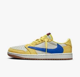 Travis Scott x Nike Air Jordan 1 Retro Low OG SP “Canary” (w) DZ4137-700