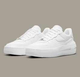 Nike Air Force 1 PLT.AF.ORM “Triple White” (w) DJ9946-100