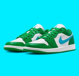 Nike Wmns Air Jordan 1 Low “Lucky Green” DC0774-304