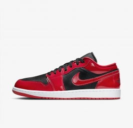 Nike Air Jordan 1 Low “Patent Varsity Red” (w) HV4089-006