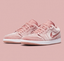 Nike Air Jordan 1 Low “Pink Velvet” (w) DQ8396-600