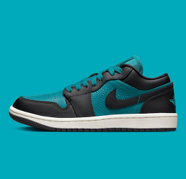 Nike Air Jordan 1 Low SE Homage “Bright Spruce Black” (w) DR0502-300