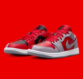 Nike Air Jordan 1 Low SE “Homage” Gym Red Cement Grey (w) DR0502-600