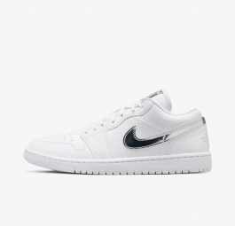 Nike Air Jordan 1 Low “White Metallic Silver” (w) IQ9381-100