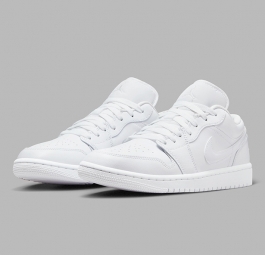 Nike Air Jordan 1 Low “Triple White” (w) DV0990-111