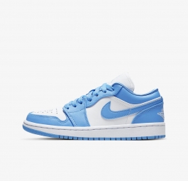 Nike Air Jordan 1 Low “White UNC” (w) AO9944-441