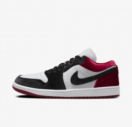 Nike Air Jordan 1 Low “Velvet Black Toe” (w) FZ3242-001
