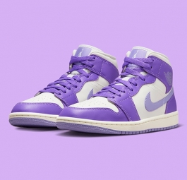 Nike Air Jordan 1 Mid “Action Grape” (w) BQ6472-504