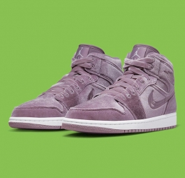 Nike Air Jordan 1 Mid “Purple Velvet” (w) DQ8397-500