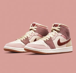 Nike Air Jordan 1 Mid “Red Bean” (w) DO7440-821