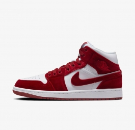 Giày Nike Air Jordan 1 Mid “Red Velvet” (w) FZ3334-100