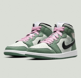 Wmns Air Jordan 1 Mid SE Dutch Green