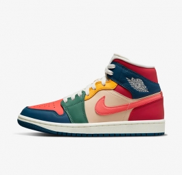 Nike Air Jordan 1 Mid SE “Multi-Color” (w) DN3738-400