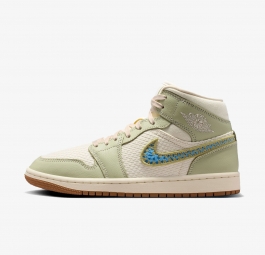 Nike Air Jordan 1 Mid SE “Olive Aura” (w) II0570-302