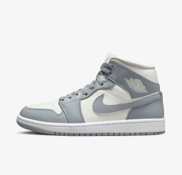 Nike Air Jordan 1 Mid “Grey Sail” (w) BQ6472-115