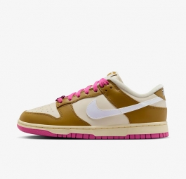 Nike Dunk Low “Just Do It Bronzine Pink” (w) FD8683-700