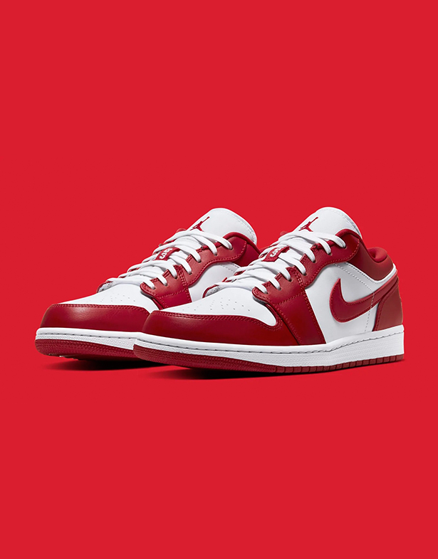 AIR JORDAN 1 LOW GYM RED WHITE 553558-611 | VAGO24H