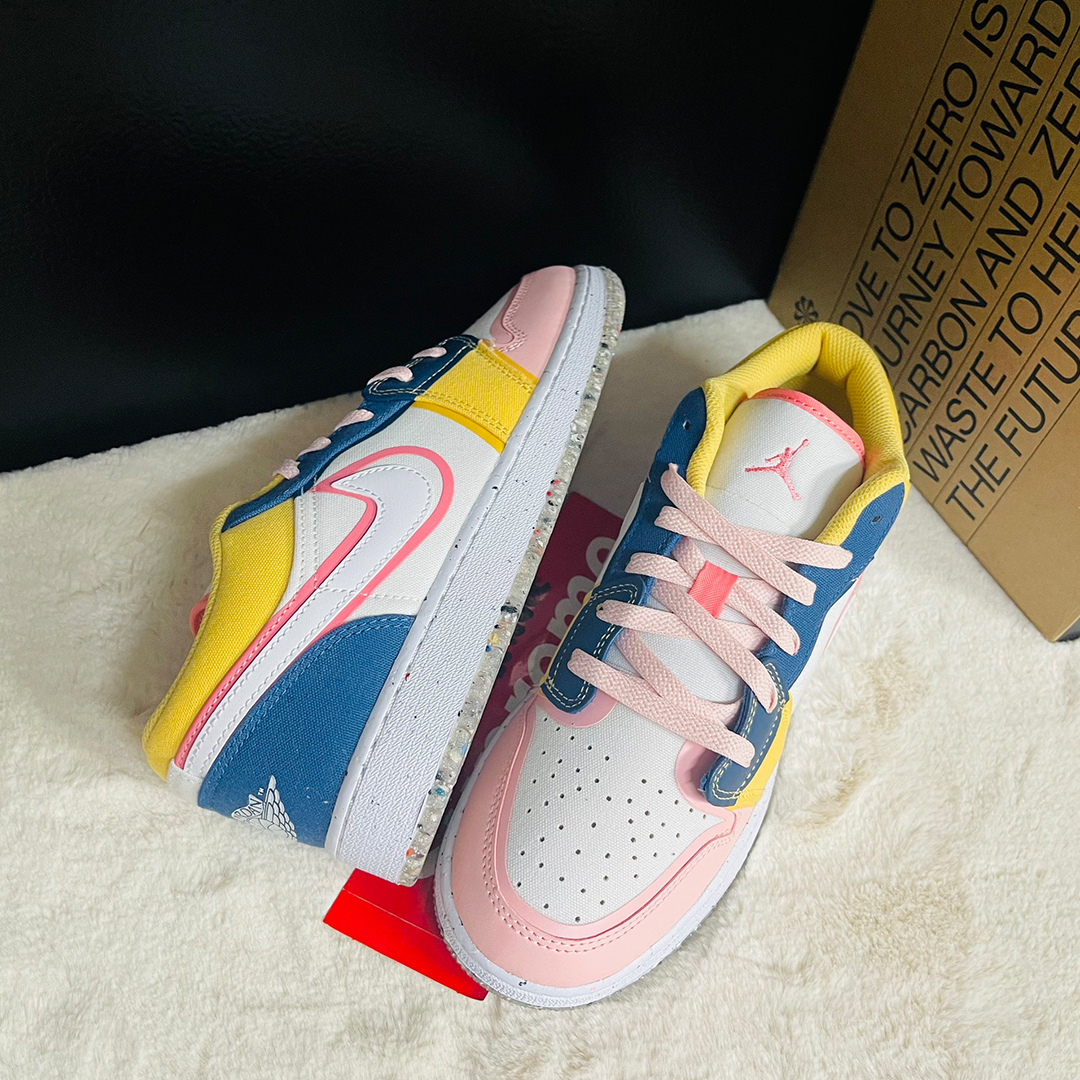 Jordan 1 Low SE Multi Canvas GS