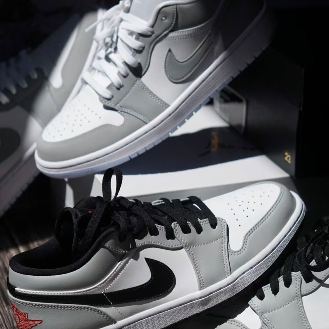 Air Jordan 1 Low “Light Smoke Grey” và “Wolf Grey” Restocks Summer 2023