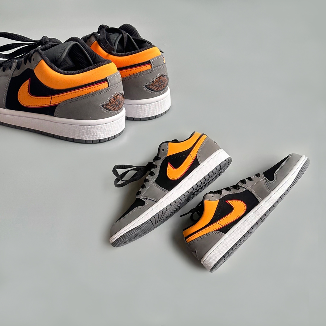 Air Jordan 1 Low Black Vivid Orange